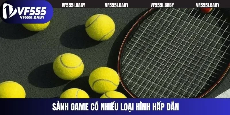 Sảnh game có nhiều loại hình hấp dẫn